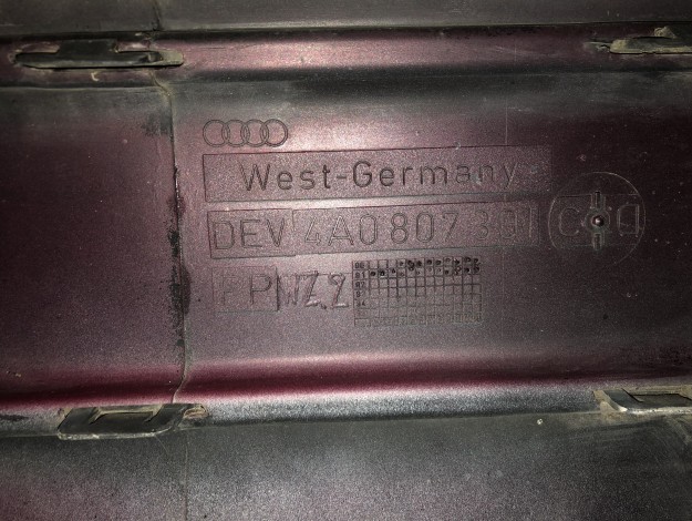 Бампер задний VAG 4A0807305SGRU 4A0807305S на Ауди 100 C4 купить с разборки в Самаре по цене 4 000 ₽