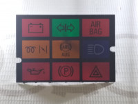 Панель пиктограмм для контрольных ламп "I.." VAG 8A1919249 8A1919249B на Ауди 80/90 B3, B4