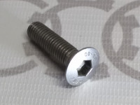 Cаморез с полупотайной головкой M8X32 хром VAG N0214163 на Ауди 80 B4