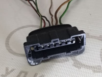 Корпус плоского разъема 7ми штекерный VAG 071906233 на Ауди 80/90/100 B3, B4, C3, C4